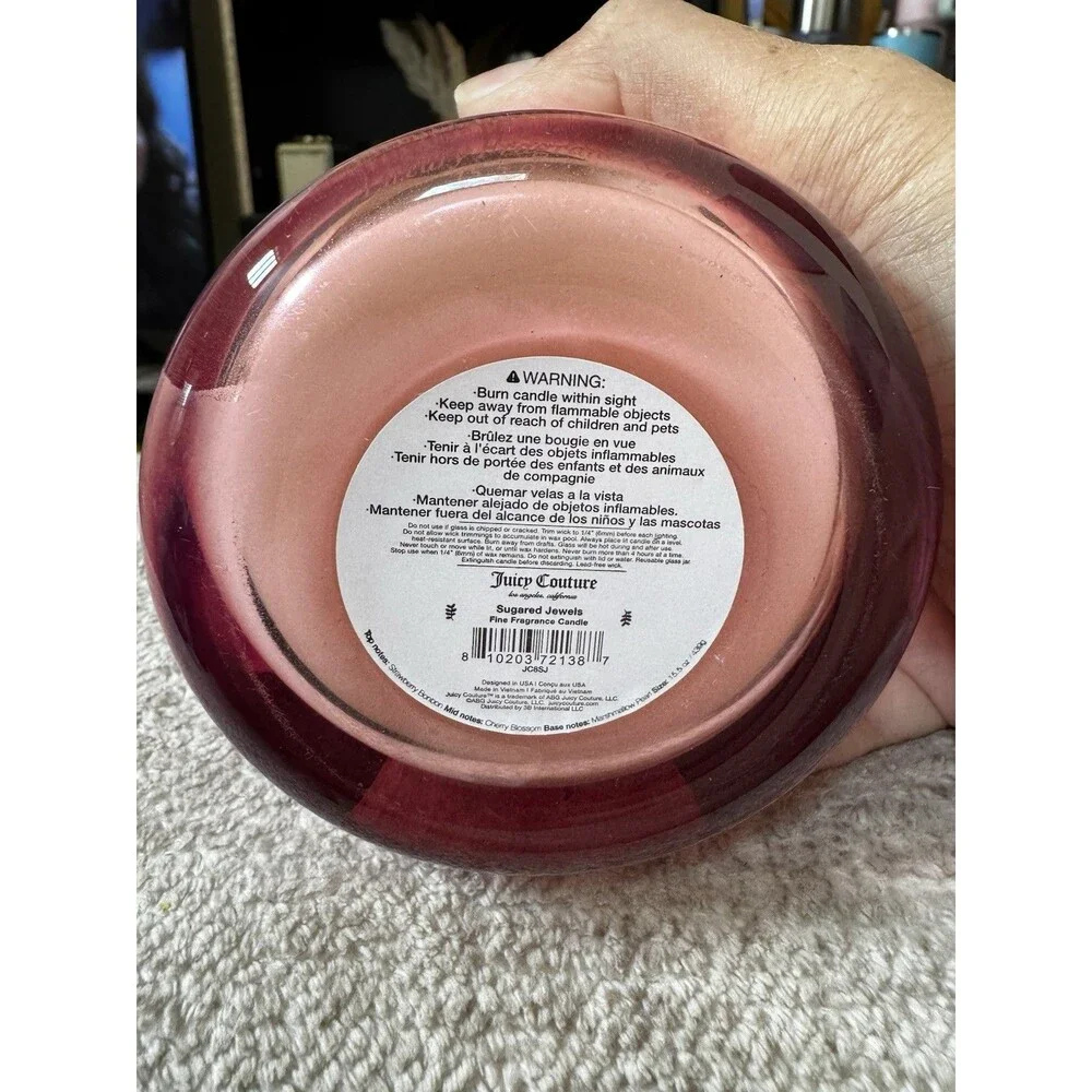 NWT Juicy Couture Los Angeles Sugared Jewels Candle 15.5oz